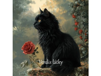 veronika 37383 digi art a sitting black furry cat with an elega 2e16642d ce5f 44d8 966f 65c2eee1dd56