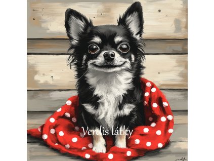 veronika 37383 digital art a sitting Chihuahua dog black and wh db4483f9 f1ea 4f52 9f8c 4f90c105d47c