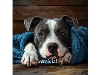 veronika 37383 digi art a lying Staffordshire dog on a wooden f a80d5cc3 db6c 4d07 a09e 69d0cd20e3a5