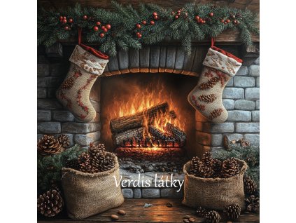 veronika 37383 digital art a brick fireplace made of gray brick a0911933 e025 4d1c 85e5 f78a1966cc3b