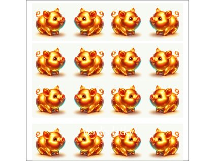 klíčenka prasátko zlaté