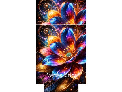 překlápěcí batoh kytka