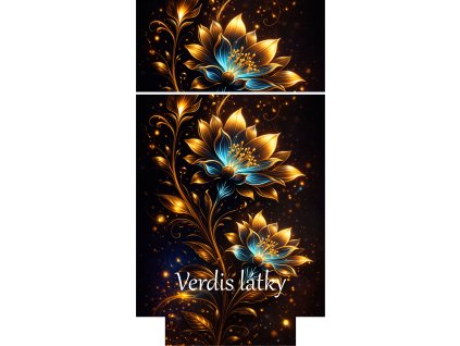 překlápěcí batoh květ zlatý