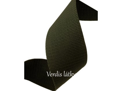 polypropylenova nosna paska 25 mm 13 mm olivove zelena 305