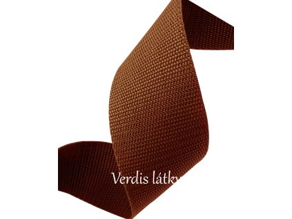 polypropylenova nosna paska 25 mm 13 mm tmave hneda 236