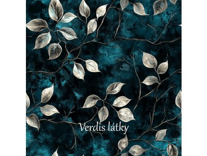 veronika 37383 digital art black and silver branches with leave a6f60768 215d 4740 9d61 ea7c3fbd8248