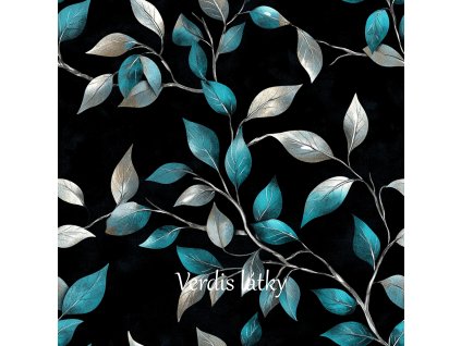 veronika 37383 digital art black and silver branches with leave ce9e9782 f6ba 4693 bb85 54492af125b1