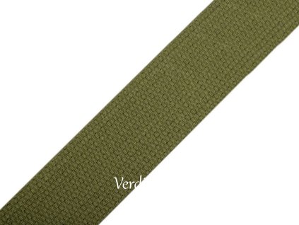 Popruh bavlna olivový 3cm