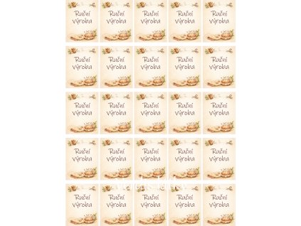 cedulka ruční výroba