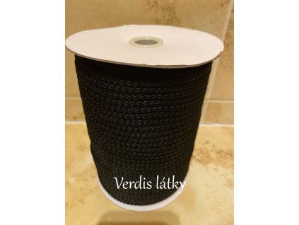 Šňůra polyester černá