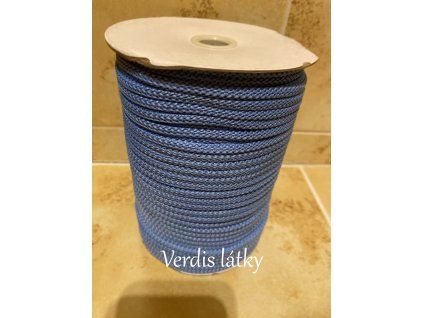 Šňůra polyester modrá sv.