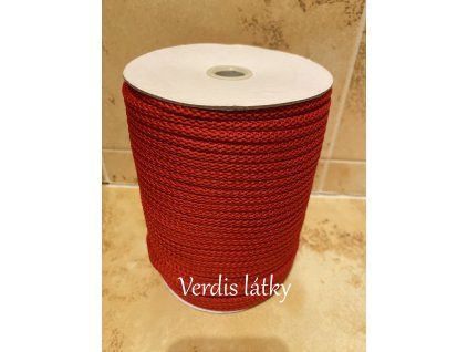 Šňůra polyester červená