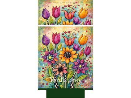 překlápěcí batoh jarní 2