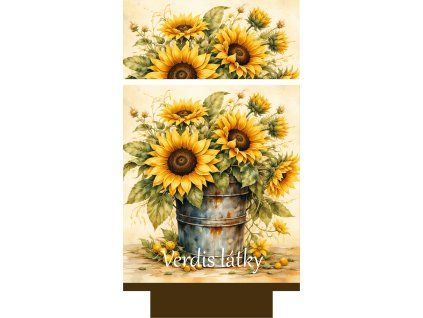 překlápěcí batoh slunečnice