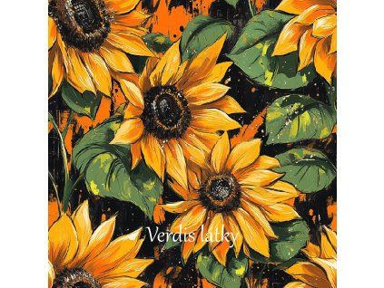 Kočárkovina slunečnice listy