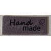 Cedulka ,, hand made ,, koženková barevná