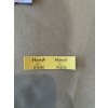 Cedulka ,, hand made ,, koženková barevná do švu