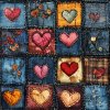 veronika 37383 digi art stitched and sewn jeans squares of fabr 78b5d33e 49d3 4aab bc21 84942175949d