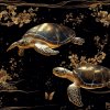 veronika 37383 digi art Outlines of golden turtles background b 7511aa20 8476 403c 9a99 454fc28df6b3