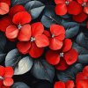 veronika 37383 oil painting digi art red hydrangeas flowers lea 3a1c504d 76fc 47ad ae11 0fde158e81e4