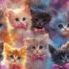 veronika 37383 digi art watercolor kittens with pink bow rainbo a28d1f74 7c53 47fa a08e 4ad01b5f34b2