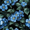 veronika 37383 real several forget me nots with green leaves ba 0827bb57 df8e 475c bc65 eae3bb4e893a
