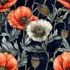 veronika 37383 digi art watercolor flowers of poppies with blac cb4fd2b7 ad6b 49e3 848a 82d1b0f73172