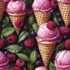veronika 37383 watercolor waffle ice cream cones with coloured e2412c78 1796 4b91 b231 6e784979b9ab
