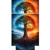 překlápěcí batoh strom života barevný