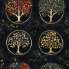 veronika 37383 several trees of life each tree is in a circle d 6ec29916 2a15 47f2 af80 e99f07ec26a8
