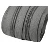 Zip spirálový 5mm metráž šedá