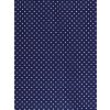 Plátno puntík na tm.modré