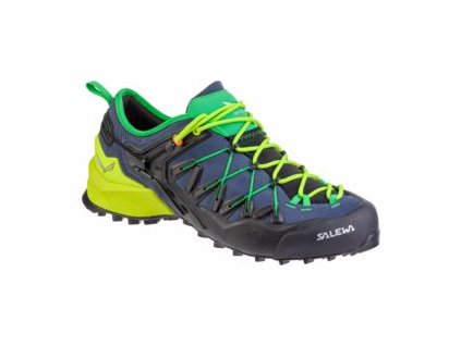 SALEWA MS WILDFIRE EDGE Ombre Blue/Fluo Yellow - cizme pentru drumeții (mărimea 6, Culoare Ombre albastru/galben fluo)