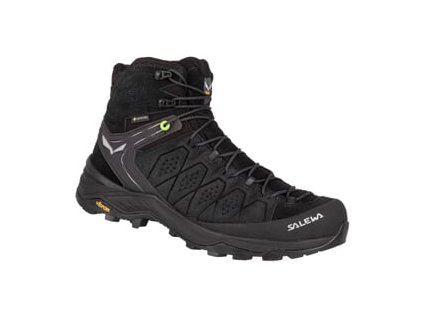 SALEWA MS ALP TRAINER 2 MID GTX Negru/Negru - cizme de drumeție (mărimea 6, Culoare Negru/Negru)