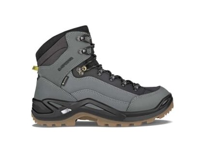 LOWA RENEGADE GTX MID Dark Grey/Black - cizme de drumeție (mărimea 6, Culoare Gri închis/negru)