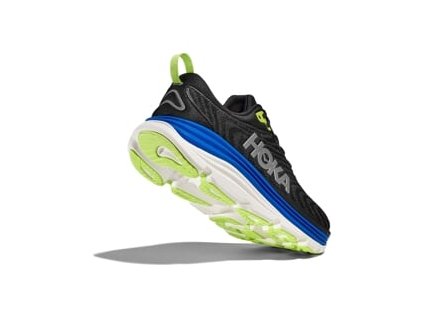 HOKA M GAVIOTA 5 Black/Electric Cobalt - pantofi de alergare (mărimea 6,5, Culoare Negru/Electric Cobalt)