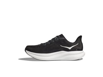 HOKA M MACH 6 Black/White - pantofi de alergare (mărimea 6,5, Culoare Negru/alb)