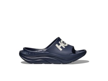HOKA U ORA ATHLETIC SLIDE Varsity Navy/White pedale (mărimea 3.5, Culoare Varsity Navy / Alb)