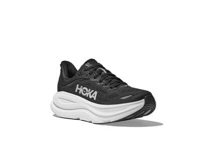 HOKA W BONDI 9 Black/White - pantofi de alergare (mărimea 2.5, Culoare Negru/alb)