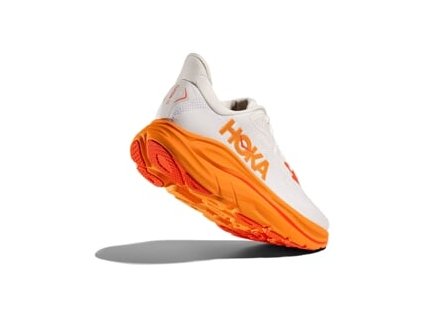 HOKA M CLIFTON 10 Frost/Orange Zest - pantofi de alergare (mărimea 6,5, Culoare Frost/Zest portocaliu)