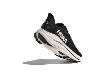 HOKA W CLIFTON 10 Black/White - pantofi de alergare (mărimea 2.5, Culoare Negru/alb)