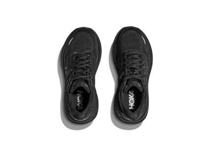 HOKA M BONDI 9 WIDE Black/Black - pantofi de alergare pentru șosea (mărimea 6,5, Culoare Negru/Negru)