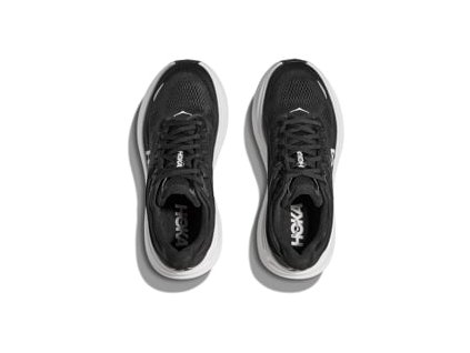 HOKA M BONDI 9 WIDE Black/White - pantofi de alergare (mărimea 6,5, Culoare Negru/alb)