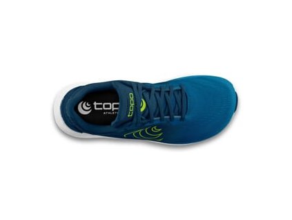 TOPO M PHANTOM 4 WIDE Blue/Lime - pantofi de alergare (mărimea 7, Culoare Albastru / var)