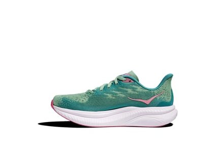 HOKA W MACH 6 Jadeite/Alpine Blue - pantofi de alergare (mărimea 3.5, Culoare Jadeit/Albastru alpin)