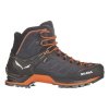 SALEWA MS MTN TRAINER MID GTX Asphalt/Fluo Orange - cizme pentru drumeții (mărimea 6, Culoare Asfalt/Fluo Orange)