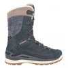 Bocanci de iarnă LOWA BARINA EVO GTX WS Steel Blue/Stone (mărimea 3.5, Culoare Albastru oțel/piatră)