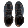 SALEWA MS ALP TRAINER 2 MID GTX Dark Denim/Fluo Orange - cizme de drumeție (mărimea 6, Culoare Denim închis/portocaliu fluo)