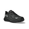 HOKA W CLIFTON 9 GTX Black/Black - Pantofi de alergare (mărimea 3.5, Culoare Negru/Negru)