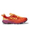 HOKA W SPEEDGOAT 6 Sherbet/Beet Root - pantofi de alergare off-road (mărimea 3.5, Culoare Șerbet/Beet Root)